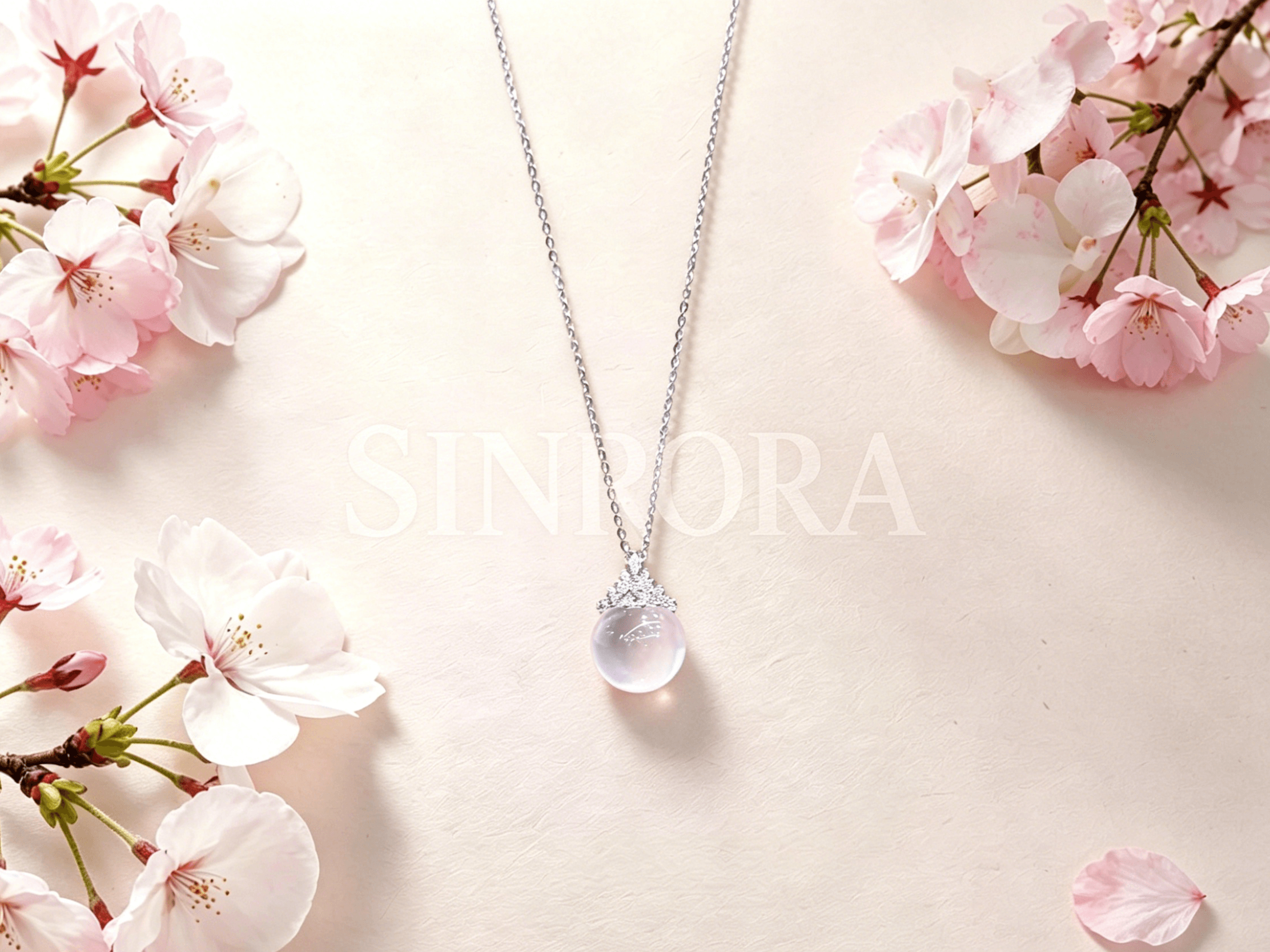 Rose Quartz Teardrop Necklace Sterling Silver Pendant Pink Crystal Jewelry Cubic Zirconia